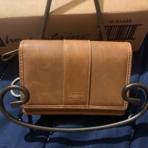 Coach Tan Leather Wallet